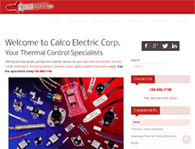 Tablet Screenshot of calcoelectric.com